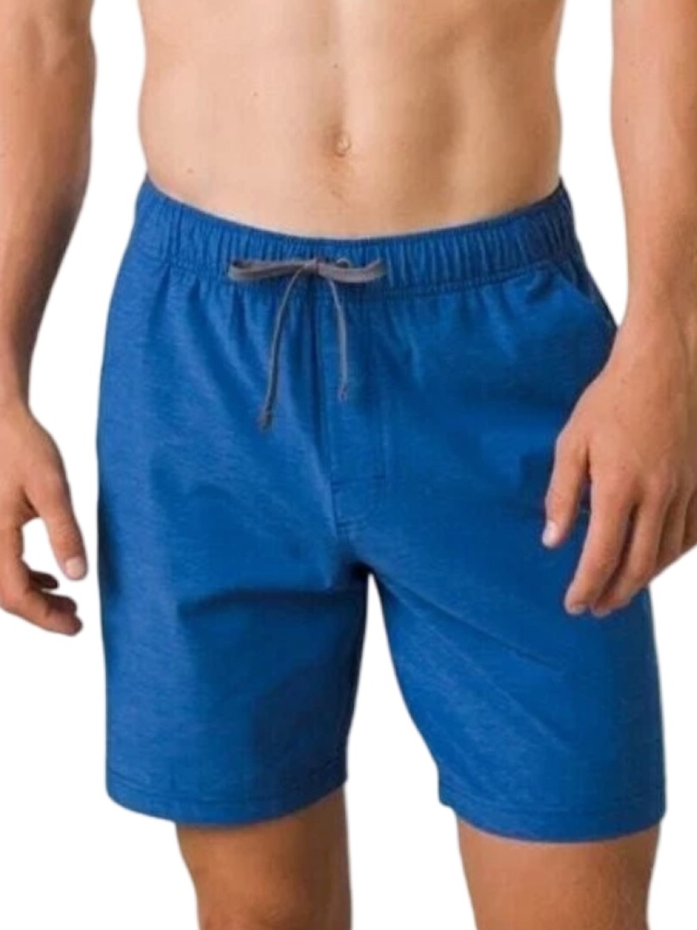 NWT Prana Men's Blue Boardshort Swim Trunk Large Beach Vacation Travel Swimming